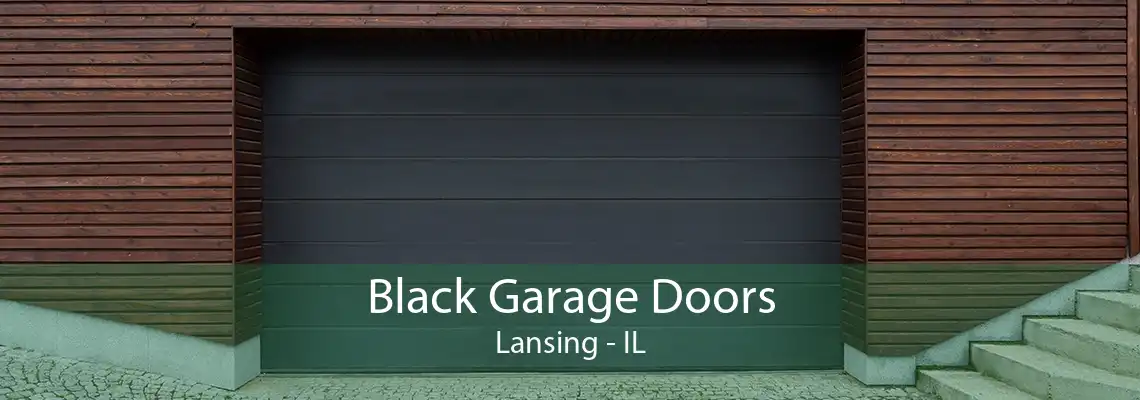 Black Garage Doors Lansing - IL