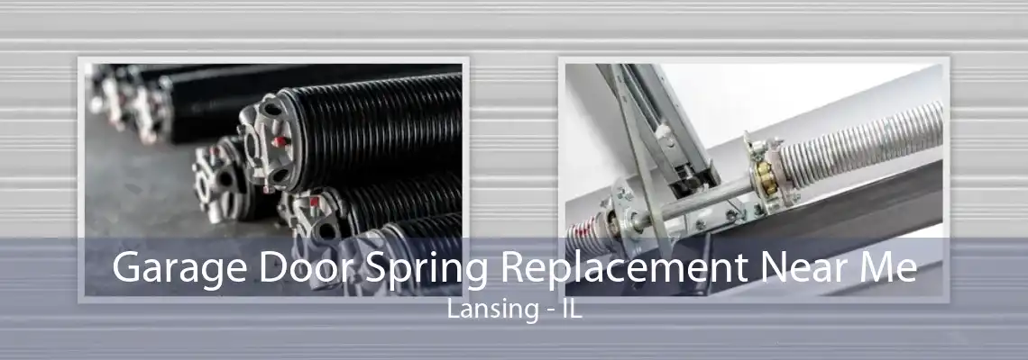 Garage Door Spring Replacement Near Me Lansing - IL