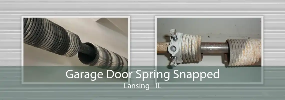 Garage Door Spring Snapped Lansing - IL