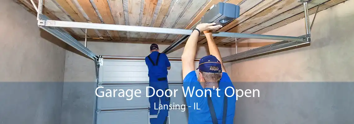 Garage Door Won't Open Lansing - IL